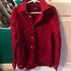 Long sleeve button down dress shirt